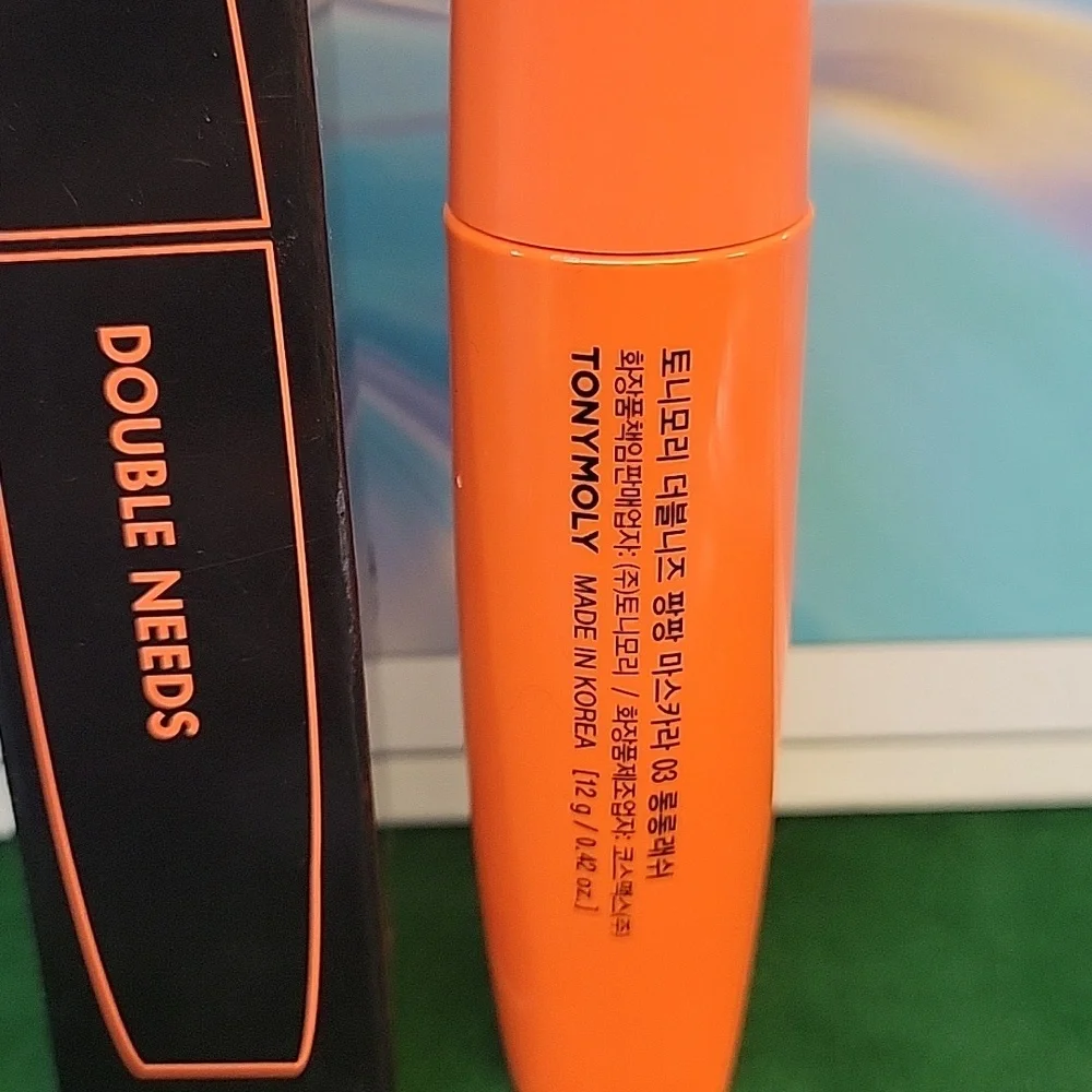 Double Needs Tony Moly Mascara Black 12g New in Box